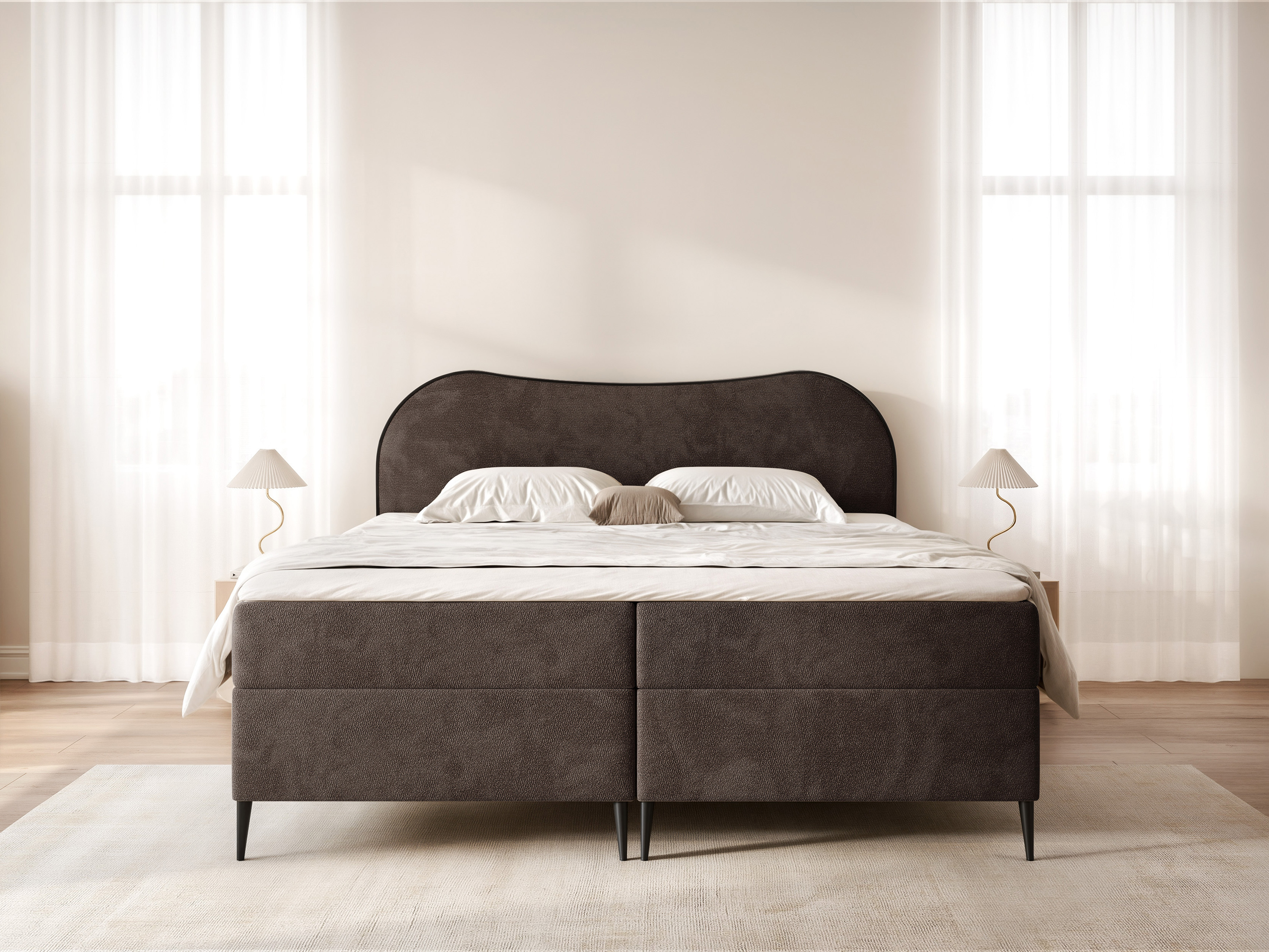 Κρεβάτι continental Martinez 137 (Margo 227.01)