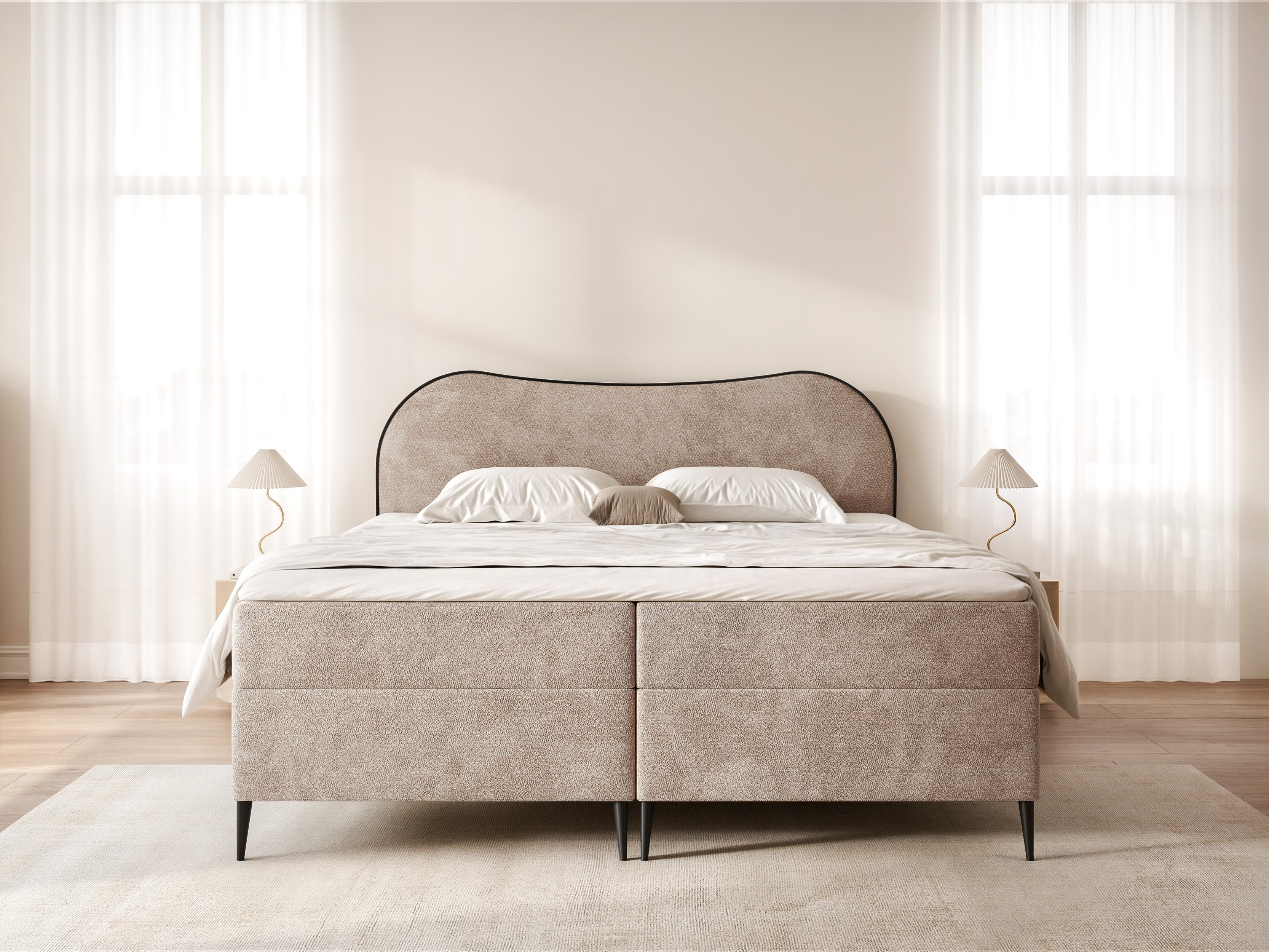 Κρεβάτι continental Martinez 137 (Margo 227.03)