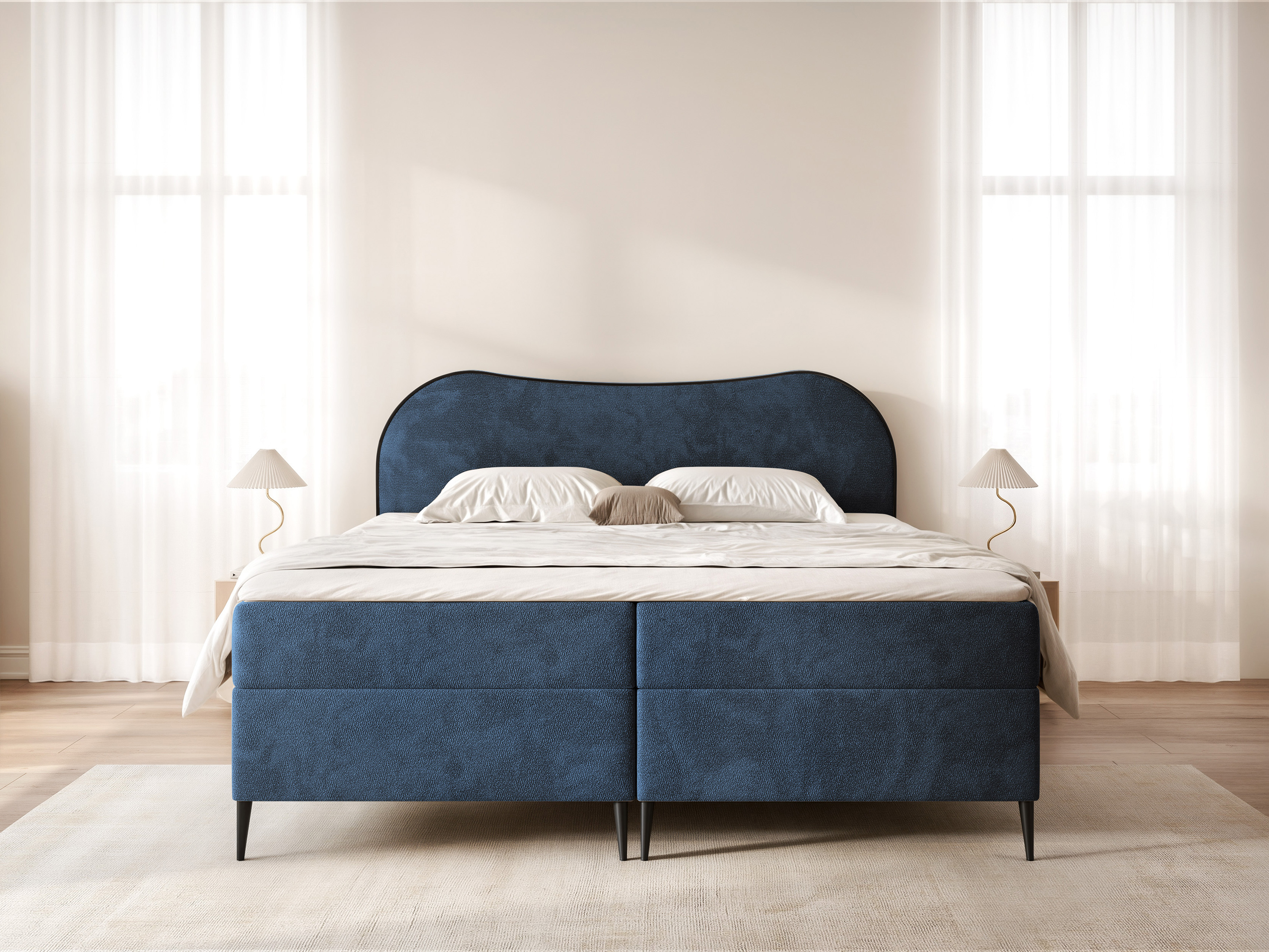 Κρεβάτι continental Martinez 137 (Margo 227.10)