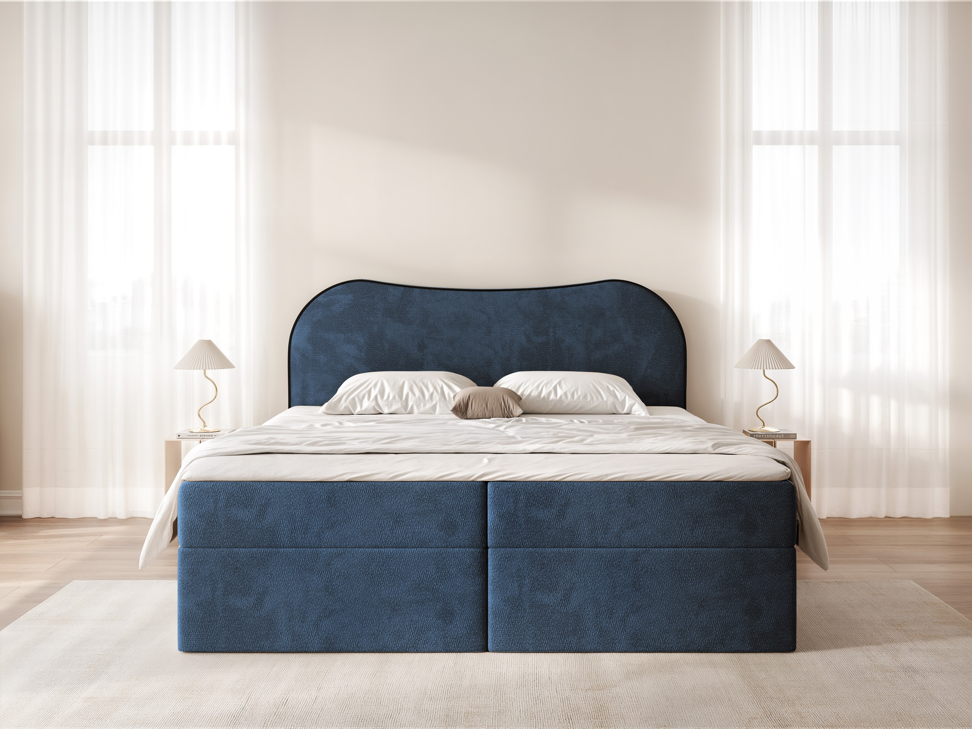 Κρεβάτι continental Martinez 138 (Margo 227.10)