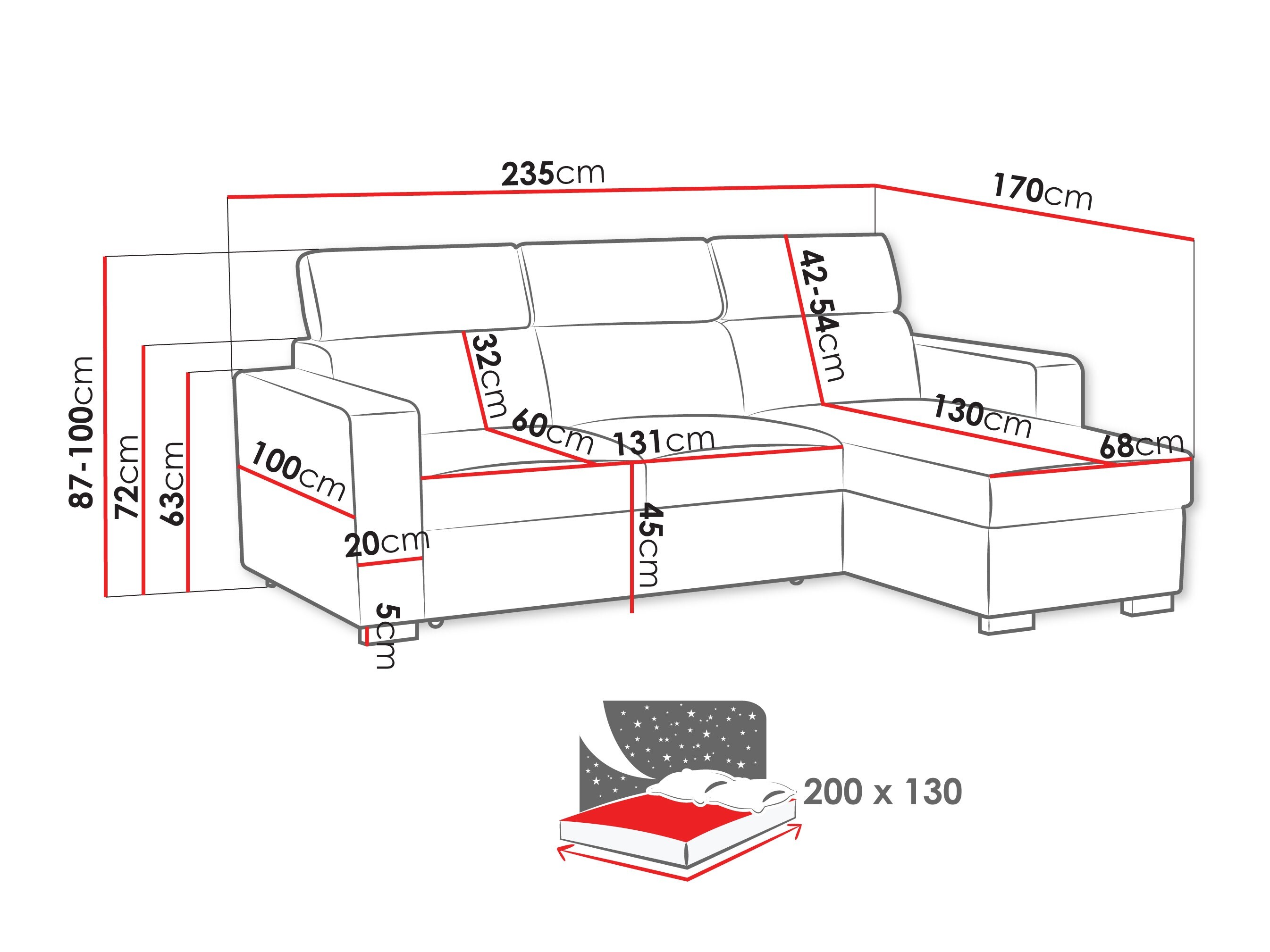 Γωνιακός Καναπές Columbus 269 (Lumo 40 + Margo 227.09)